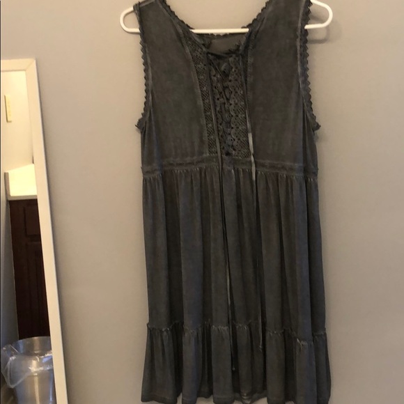 Umgee lace dark grey dress. Never worn!! - Picture 3 of 5